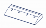 500x172x46 mm Fixing Plate Lindner Micromat 2000+